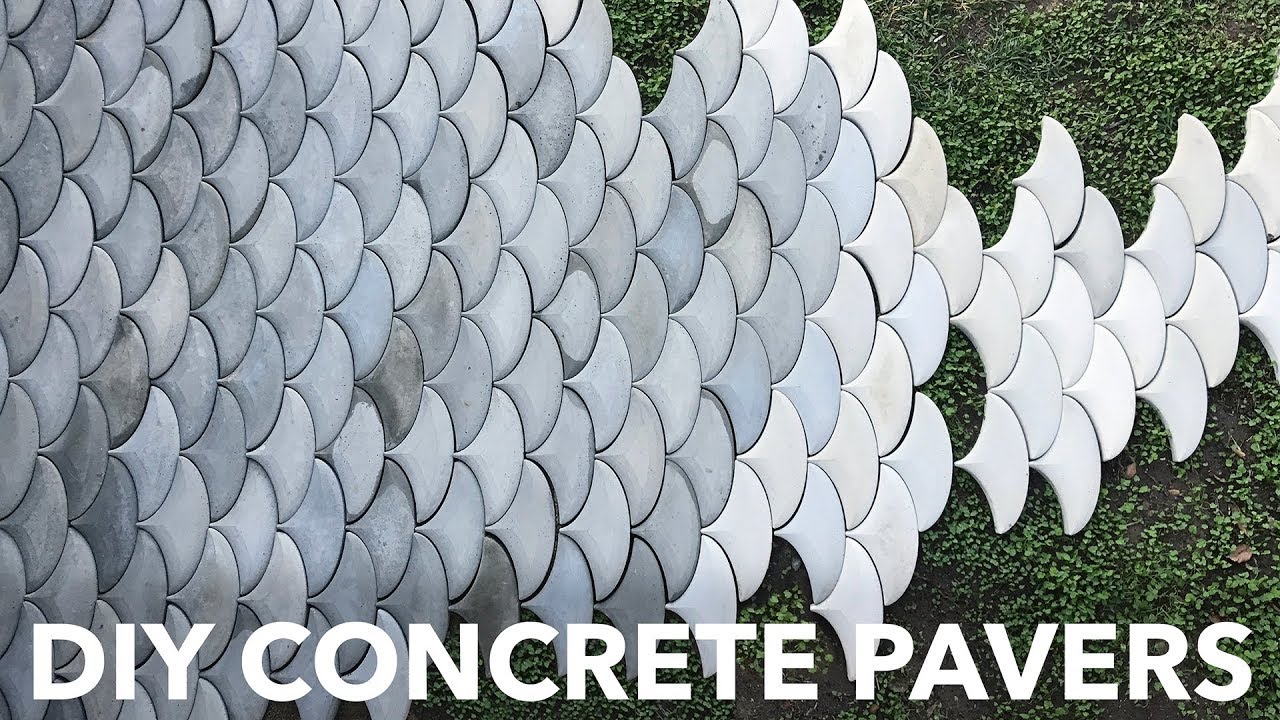 DIY Concrete Patio Pavers