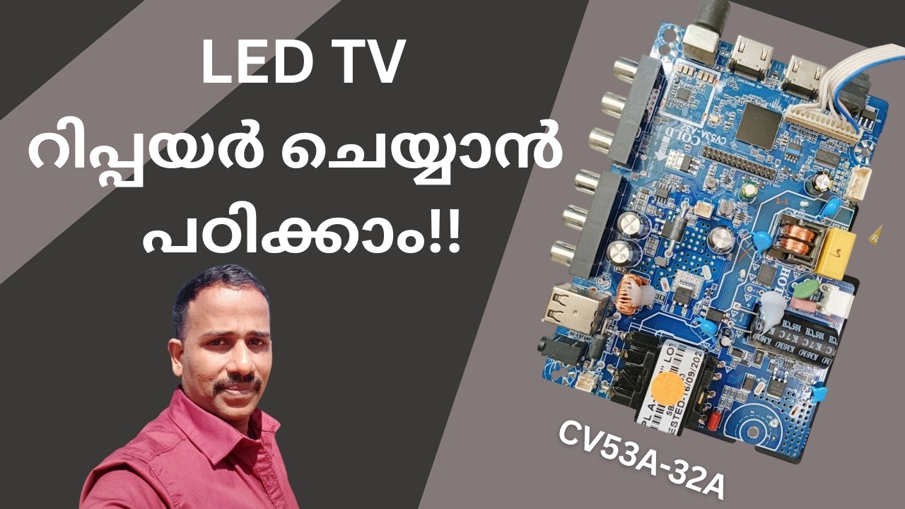 How to Repair CV53A-A32 LED TV Motherboard | Standby Problem Solved (No Power/Red Light Fix)