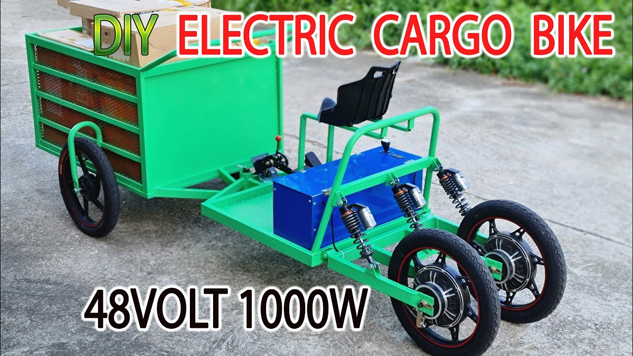 Build a Electric Cargo Bike 1000W
