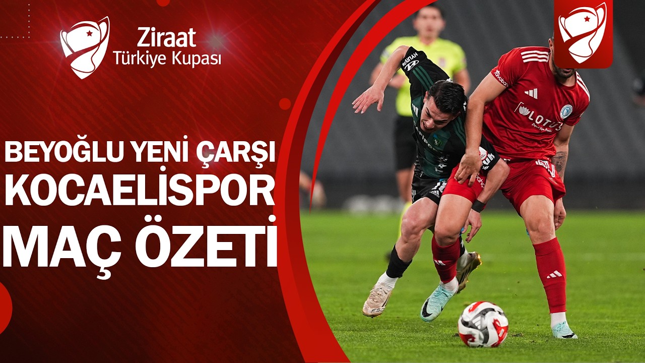 Beyoğlu Yeni Çarşı 1-0 Kocaelispor MAÇ ÖZET | Ziraat Türkiye Kupası 4. Hafta C Grubu