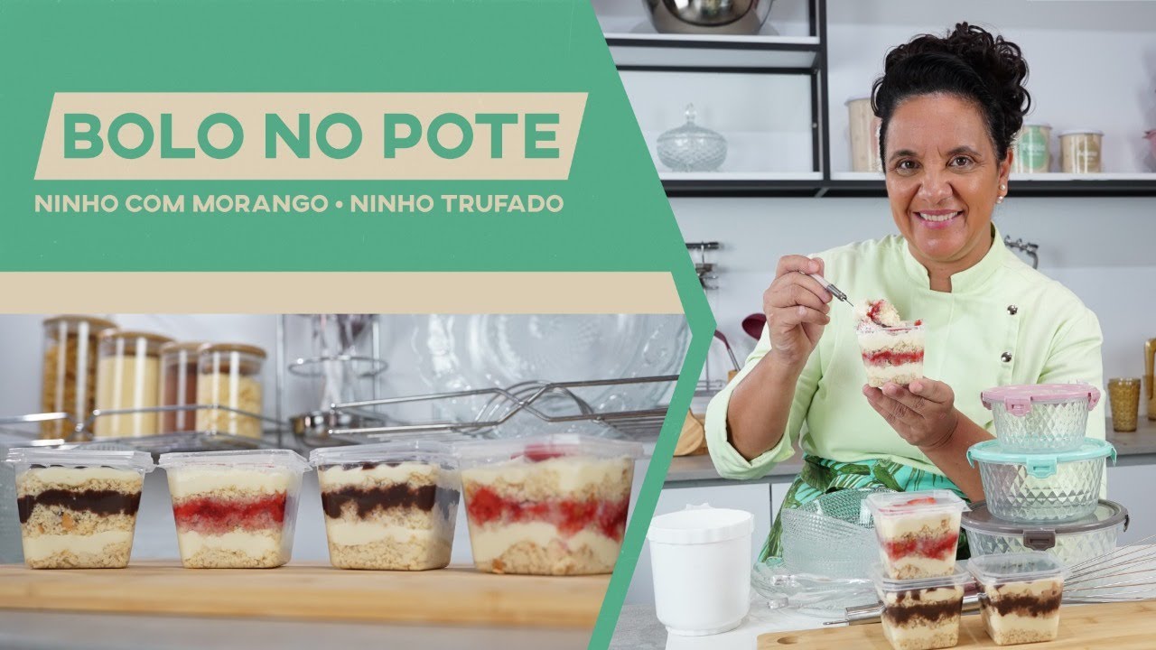 FAÇA E VENDA BOLO NO POTE LUCRO GARANTIDO |  CHEF LÉO OLIVEIRA COM PLASVALE