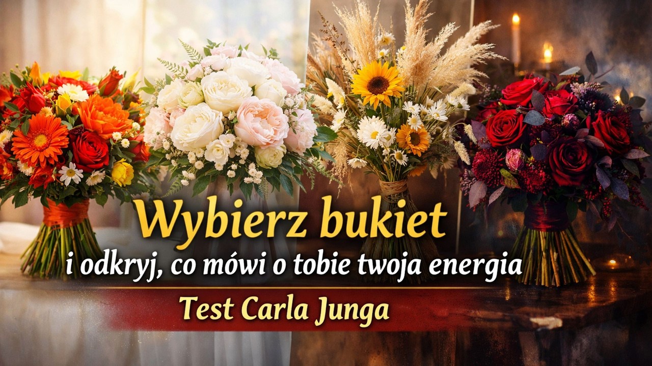 Wybierz bukiet i odkryj, co mówi o tobie twoja energia | Test Carla Junga