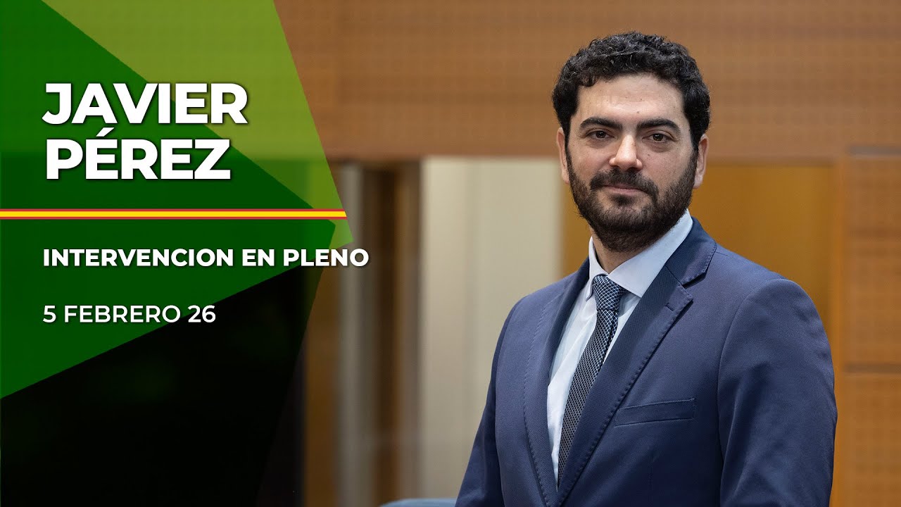 05.02 I JAVIER PÉREZ. Intervención en el Pleno de la Asamblea de Madrid