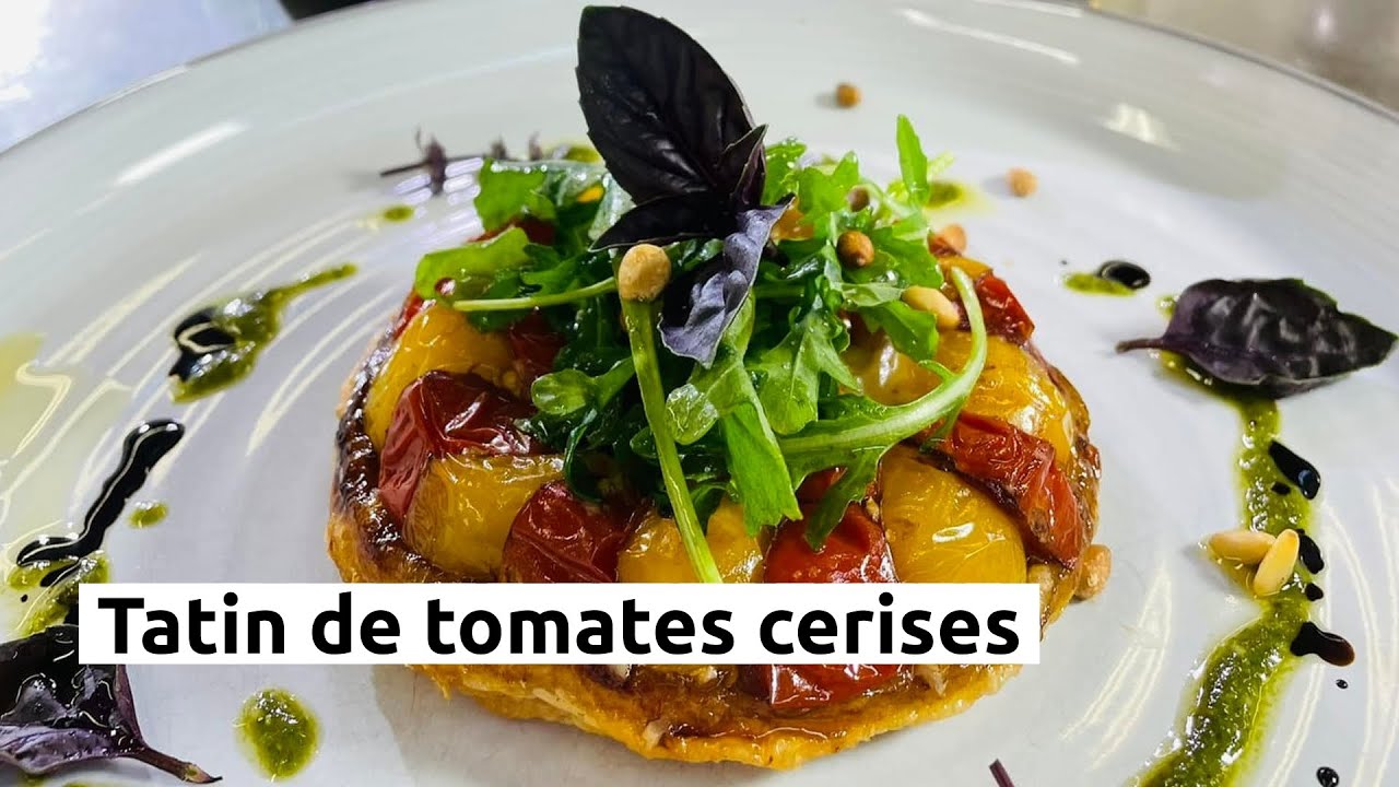 Tatin de tomates cerises
