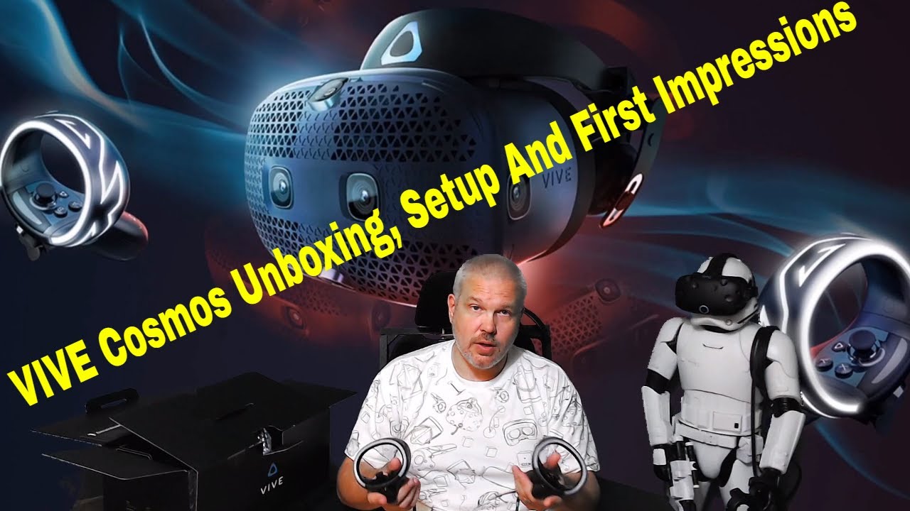 Full Unboxing Plus Setup And Testing Of The New HTC VIVE Cosmos