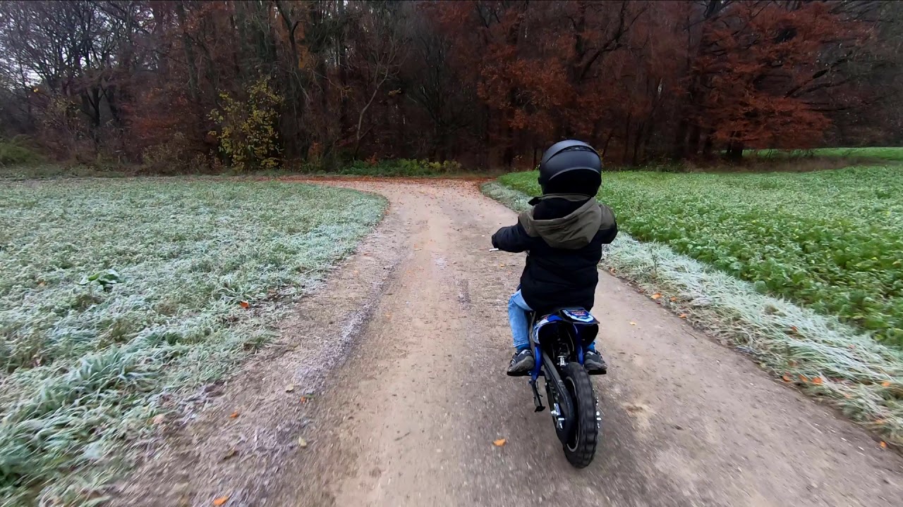 Pocket Bike - 6Jähriger auf  Actionbikes - Mini Elektro Crossbike Gepard 500 Watt 36V