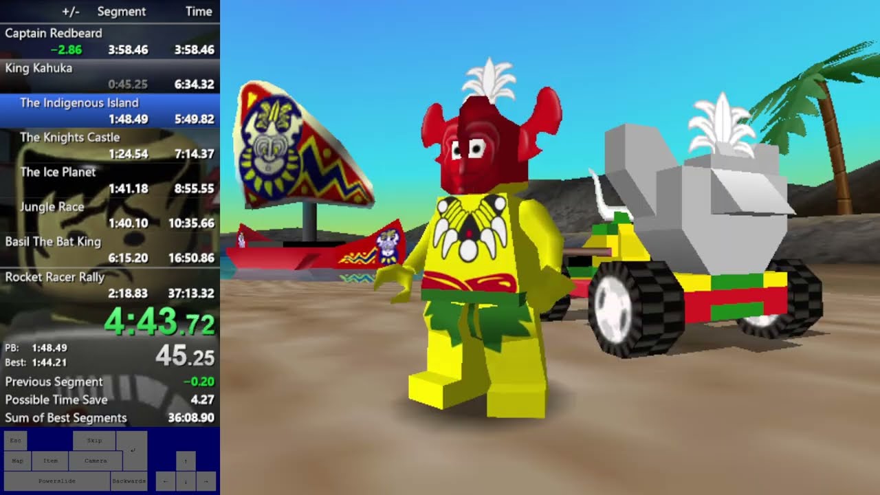 [Former WR] LEGO Racers any% Speedrun in 36:42.76