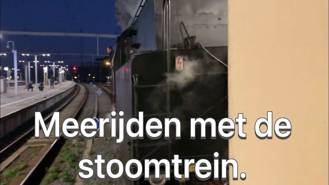 Met de stoomtrein meerijden van Arnhem tot Dieren. Christmas Express VSM.