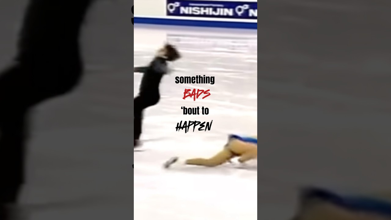 the jessica dube and bryce davidson incident 💔 #shorts #fypシ゚ #figureskating #incident @Olympics