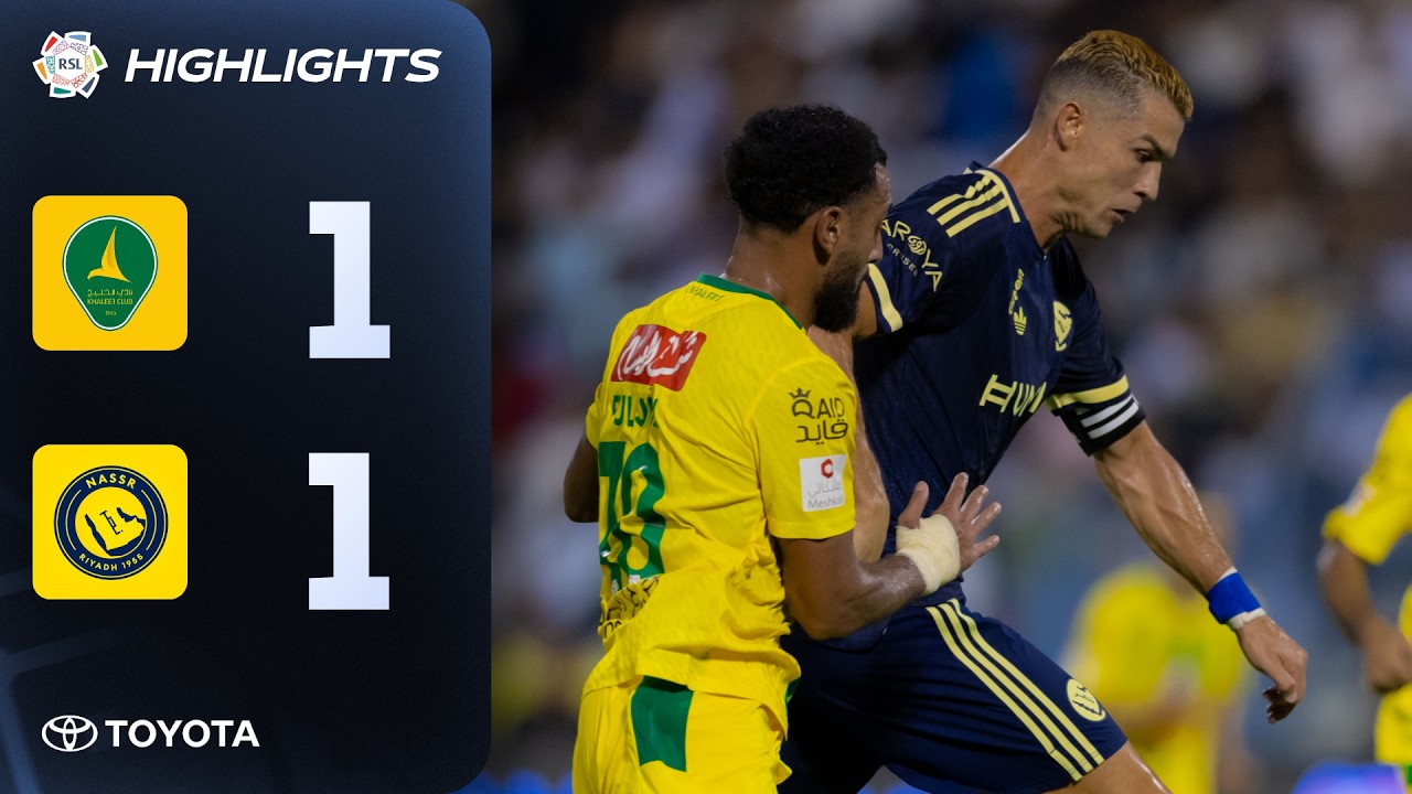 Al Nassr drop points at Al Khaleej 🚫 | Powered by Toyota