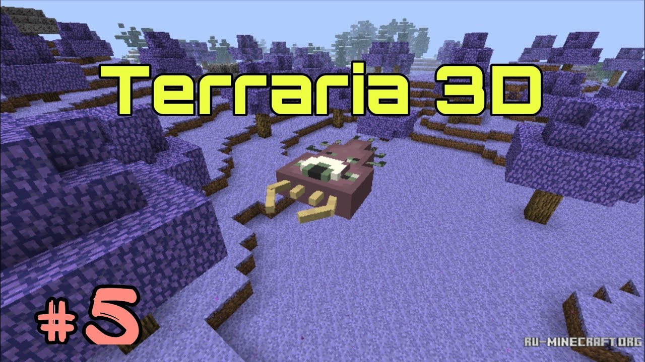 Terraria 3D. Жалко что забросили 😪. Minecraft 1.7.10