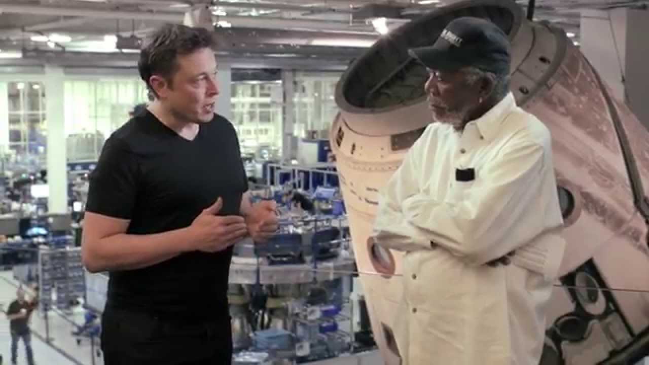 Morgan Freeman and Elon Musk talk about Mars
