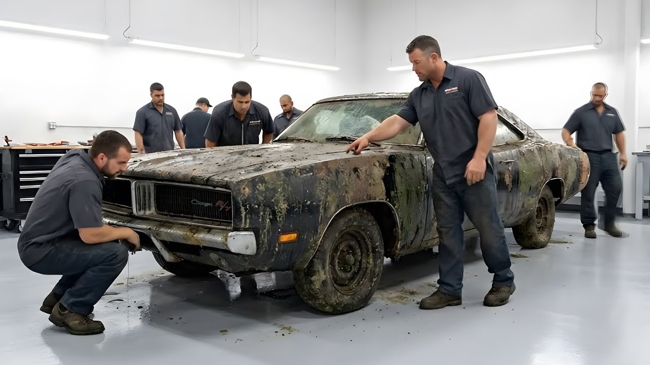 ASMR Car Restoration! Full Restoration of a 1969 Dodge Charger R/T from Total Disrepair to New