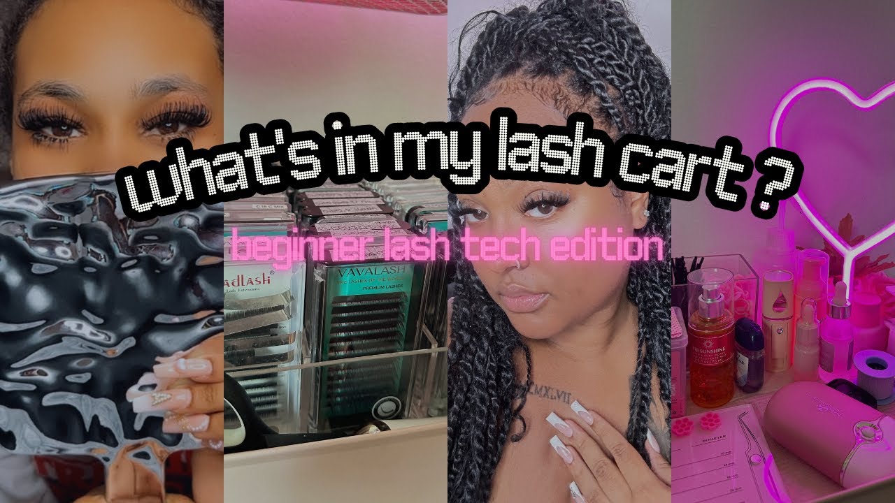 WHAT'S IN MY LASH CART ? | + MY LASH CART SET UP 💕