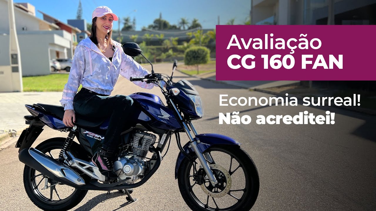HONDA CG 160 FAN - AVALIAÇÃO COMPLETA da MOTO MAIS VENDIDA NO BRASIL! | por Day Miguel ♥︎