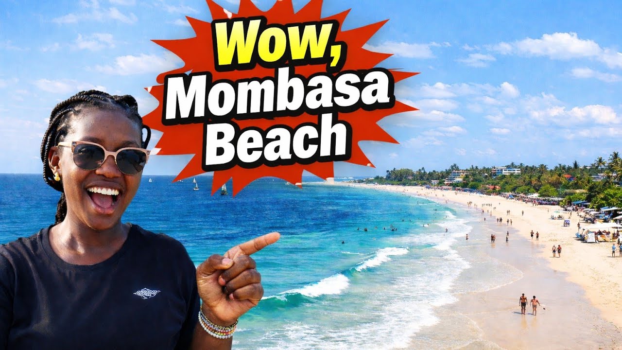 You Won’t Believe This Beach Exists in Africa 😱🌊 | Mombasa, Kenya