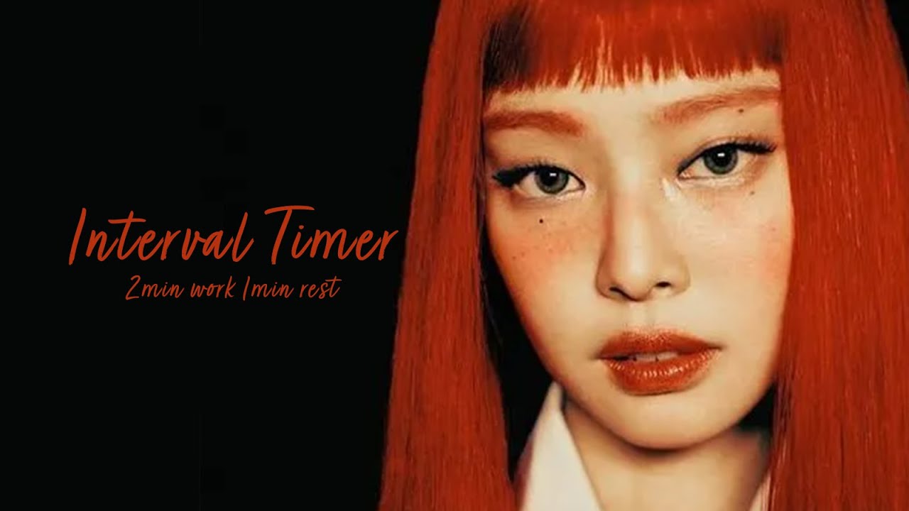 인터벌 러닝 - 최신 인기 차트플리 2분 뛰기 1분 걷기  - HOT SONG with interval timer 2min work 1min rest