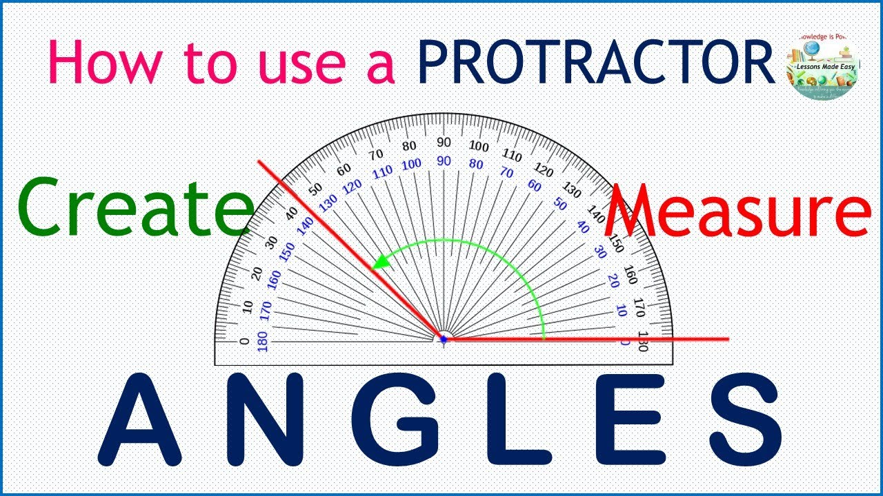 How to construct and measure angles the easiest way possible - MUST Watch!!!
