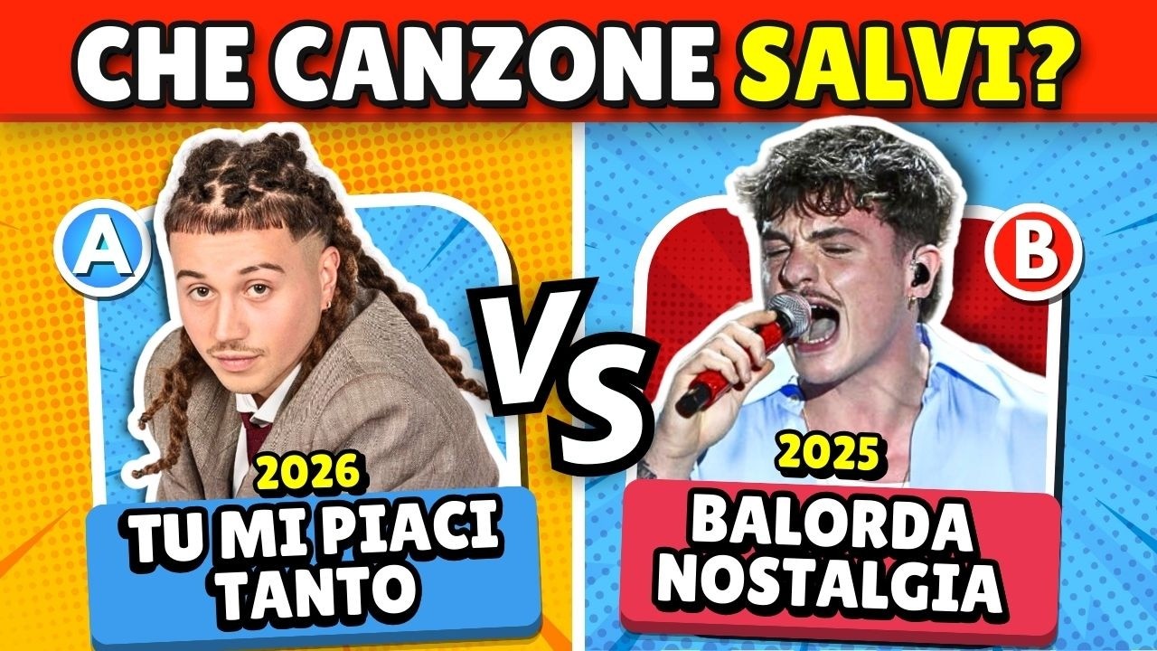 Salva Una Canzone, Scarta l'Altra - SANREMO 2026 VS SANREMO 2025 🎤 🎶 Scegli La Tua Preferita