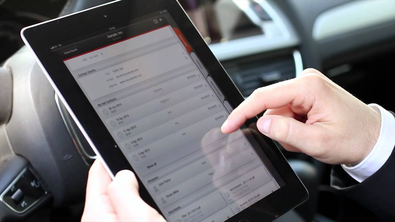 CRM for the iPad: update CRMpad