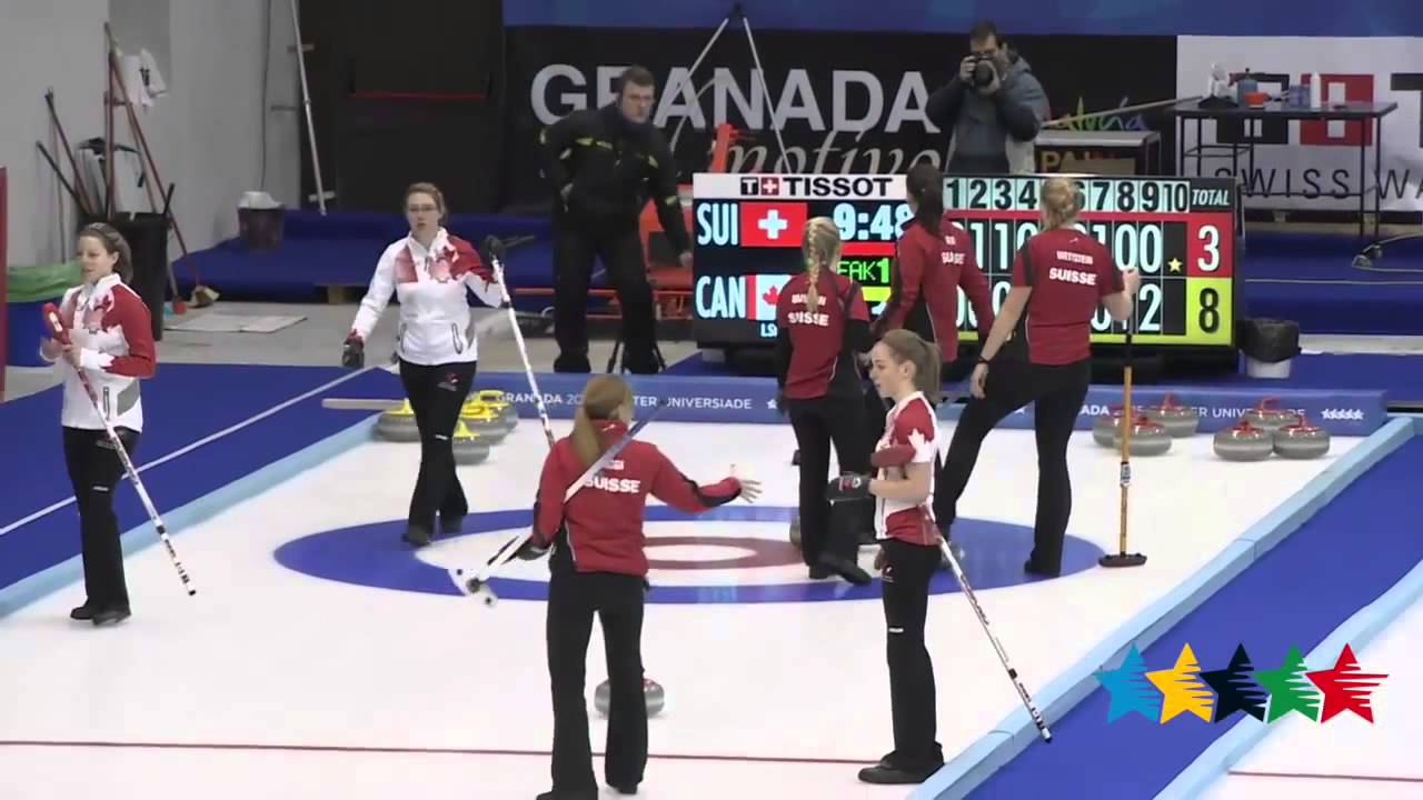 Highlights W-CURL vs SUI (SF) - 2015 Winter Universiade