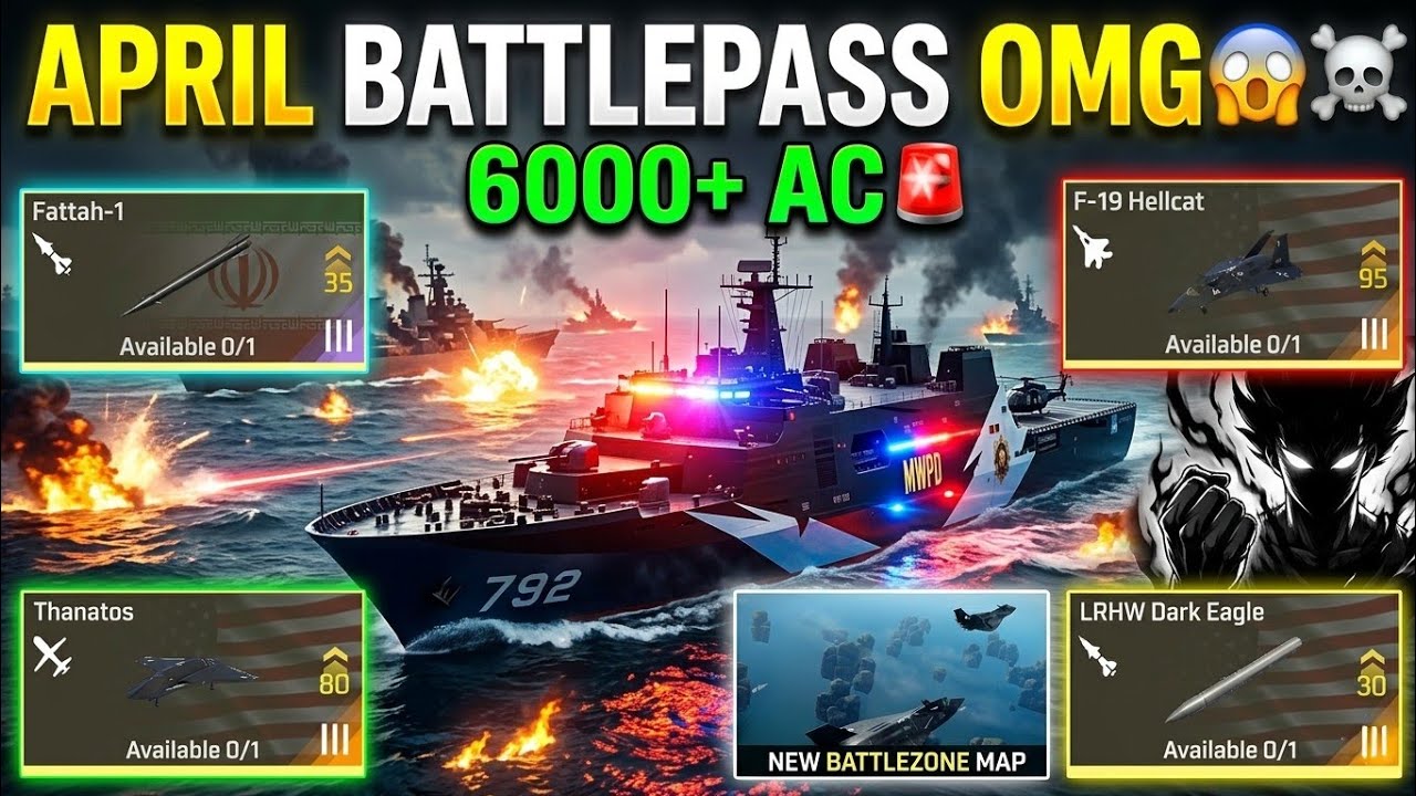  APRIL BATTLEPASS🥶 5000AC WORTH IT🔥😱 | ALPHA UPDATE MW