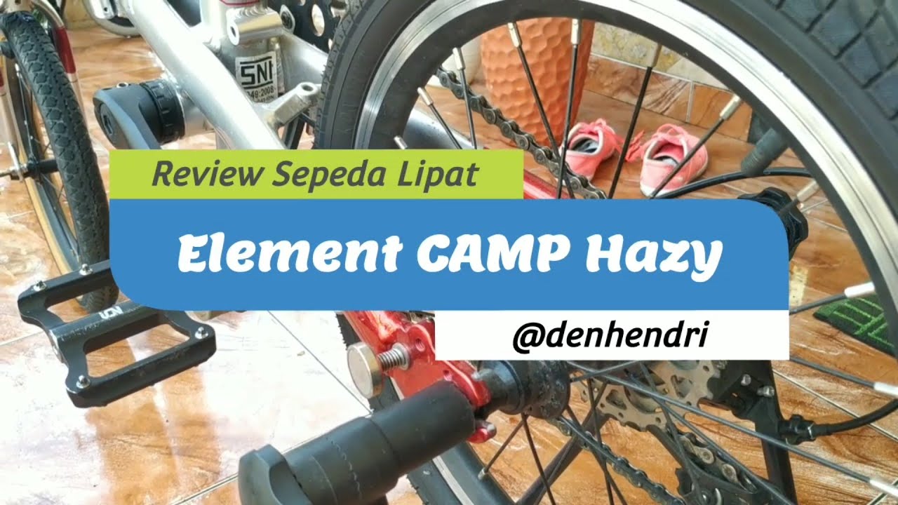 Review Sepeda Lipat Camp Hazy 9 Speed by Element bike