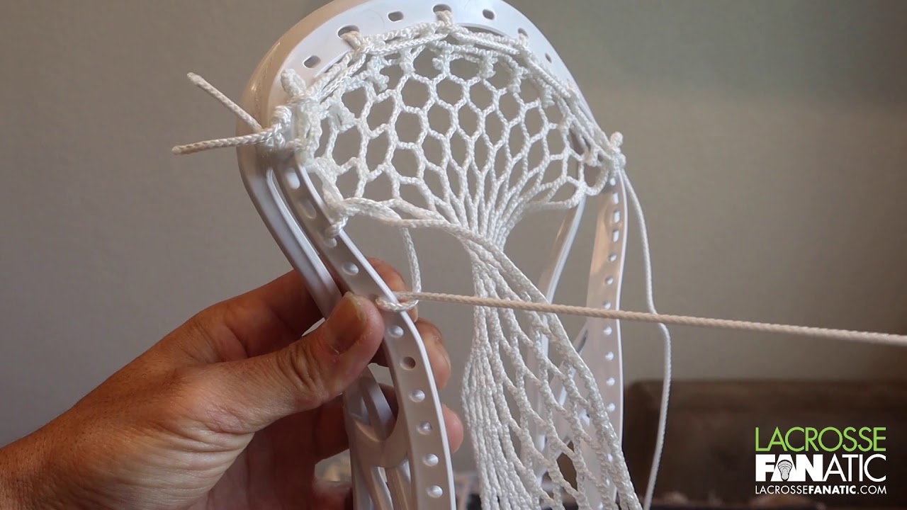 Учебное пособие по натяжке струн для Lacrosse Fanatic - Часть 2 (Боковые стенки)