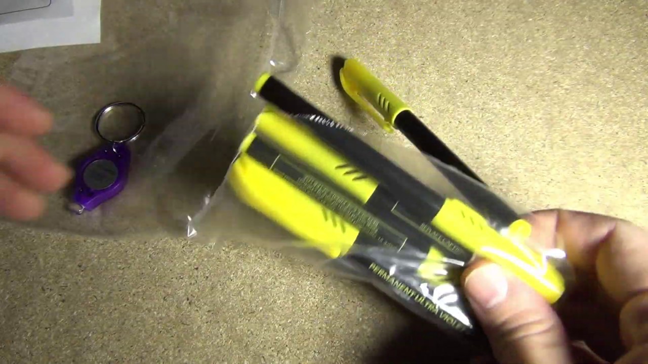 Covans UV marker Pen Permanent Ultra Violet Security Marker Pens