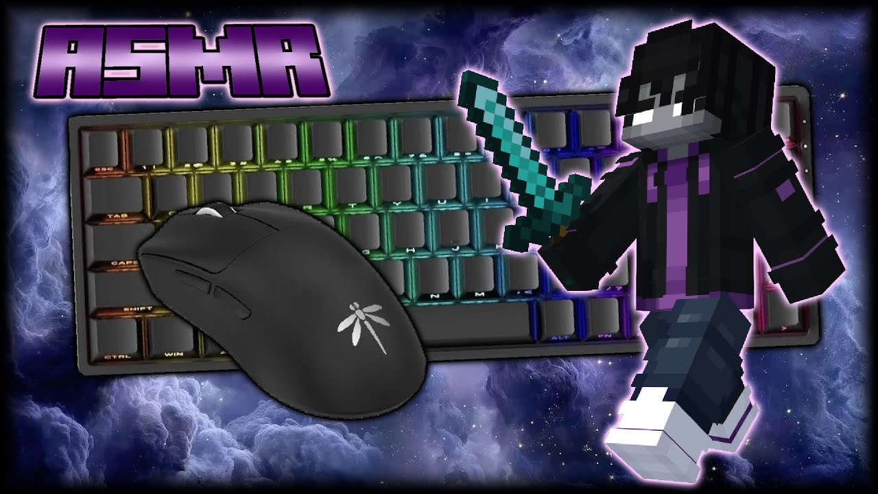 【Minecraft】 BedWars ASMR Keyboard&Mouse♪ 【マインクラフト/Minecraft】 