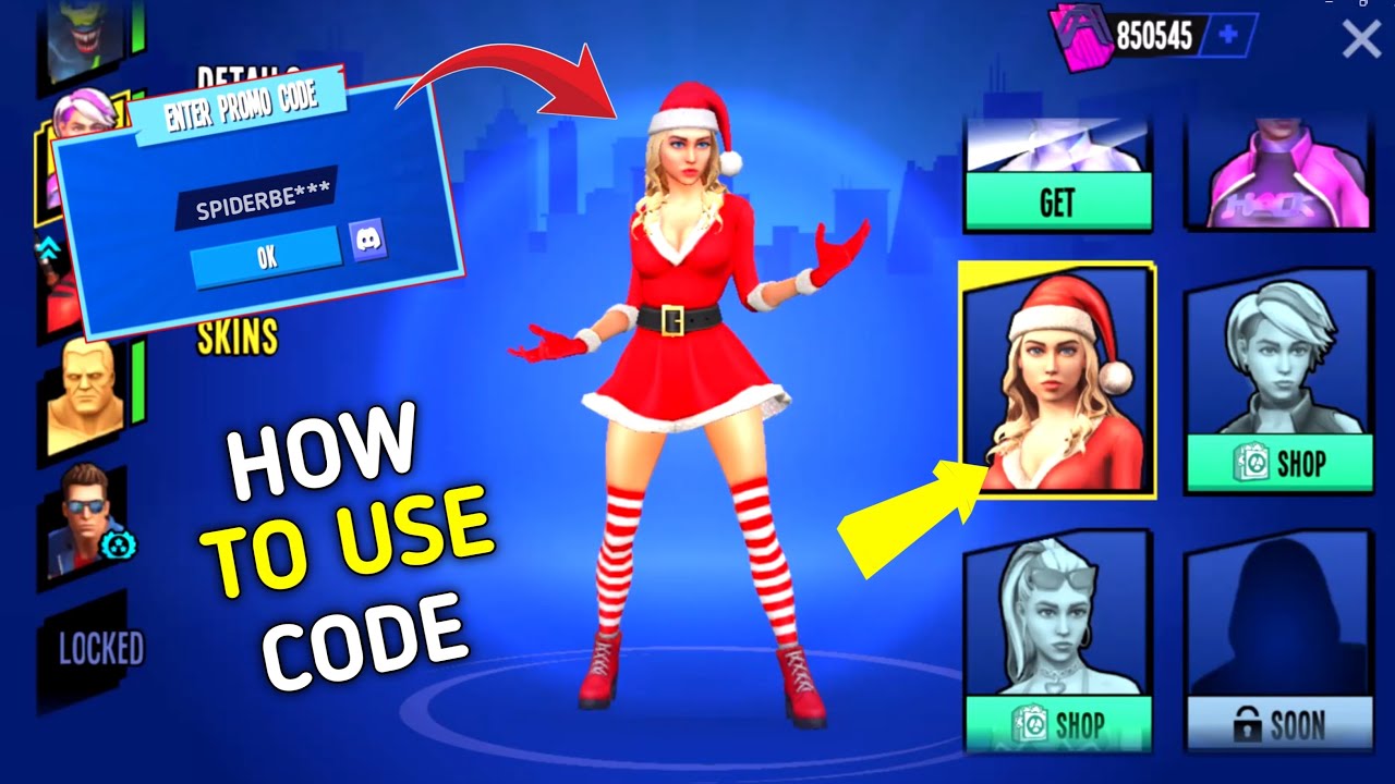How To Unlock Premium Skins Spider Fighter 3🤔 Get Promo Code Free
