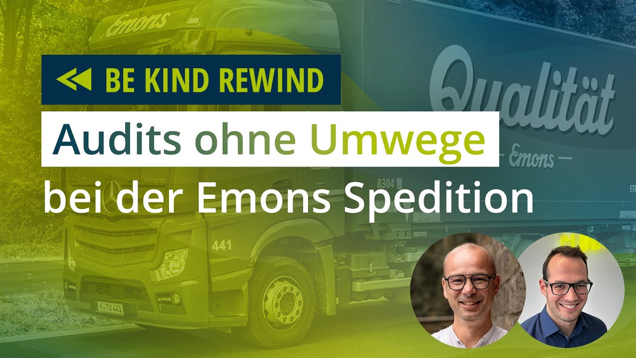 Webinar Wednesday – Audits ohne Umwege bei Emons Spedition & Logistik