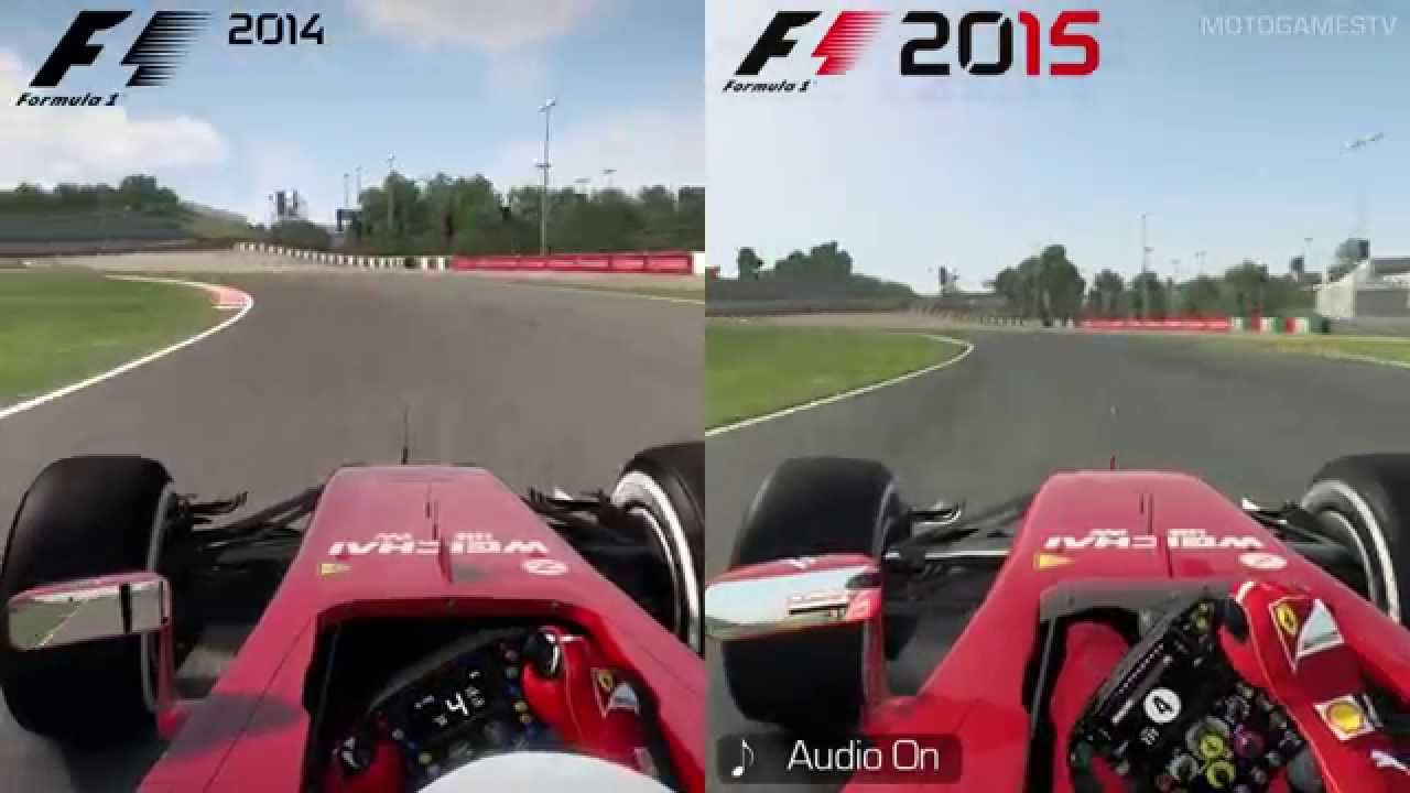 F1 2014 vs F1 2015 [PC] - Suzuka Comparison