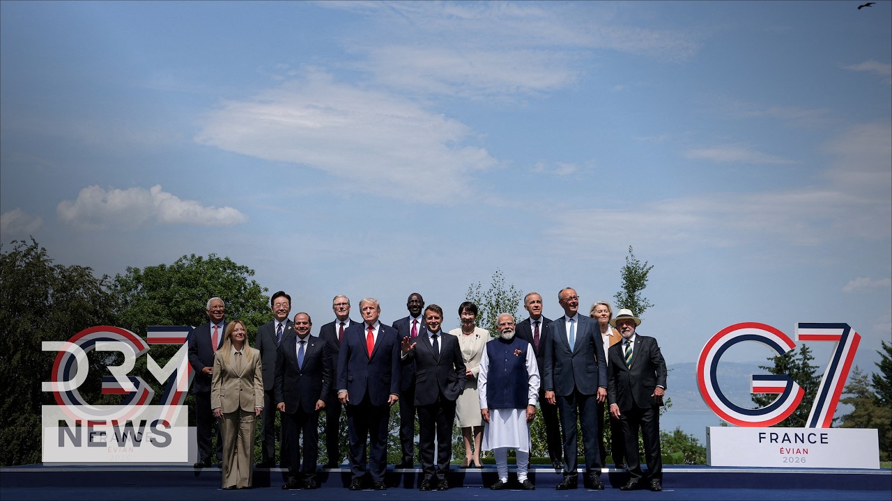 WATCH: Trump, Modi, Macron and World Leaders Gather for Historic G7 Family Photo in France | AC1G