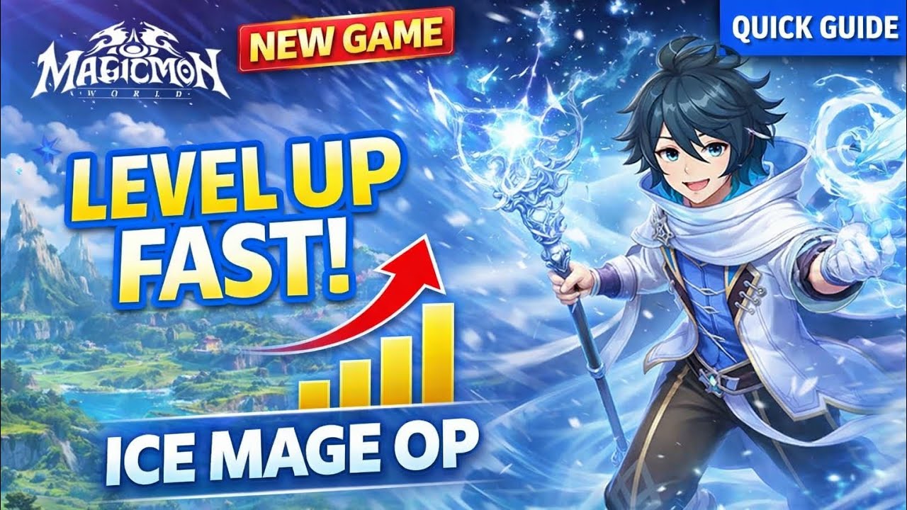 Magicmon: World &ndash; Fastest Level Up Guide | Frost Mage Overpowered Build #rpggames #mobilegaming #rpg