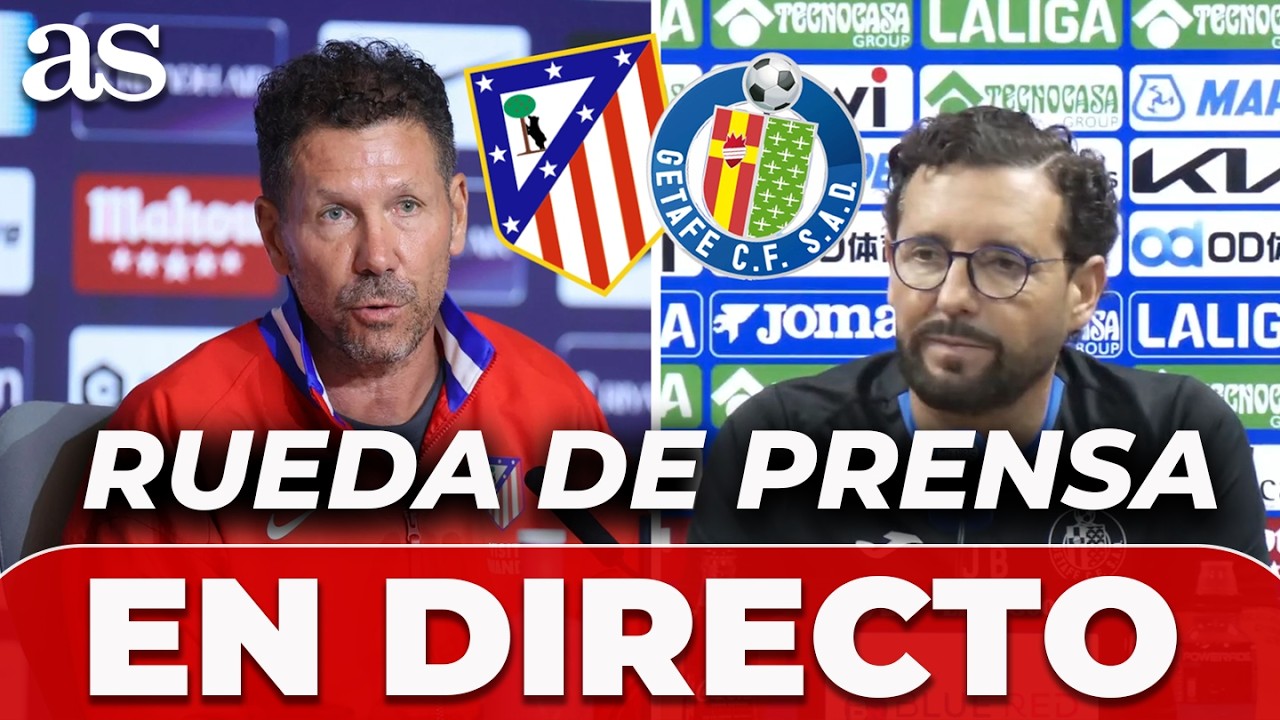 EN DIRECTO, RUEDA de PRENSA de DIEGO SIMEONE y BORDALÁS tras el ATLETI 1 vs GETAFE 0 | LALIGA
