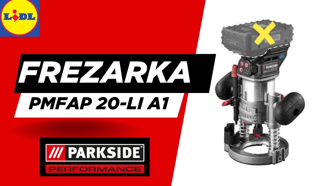 Frezarka g&oacute;rnowrzecionowa Parkside Performance PSSAP 20 Li - Unboxing i test sprzętu