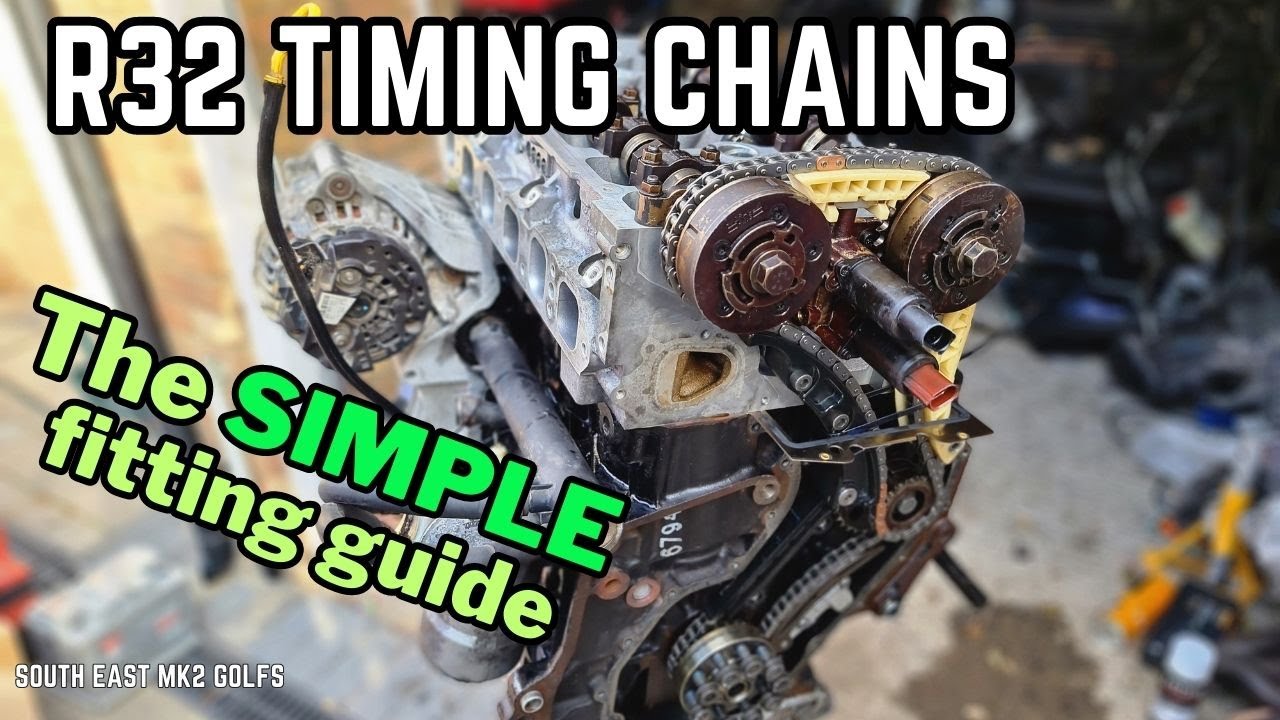 How To Replace R32 Timing Chains | VW Golf Mk2 R32 Head Gasket & Chain Replacement: Pt 6
