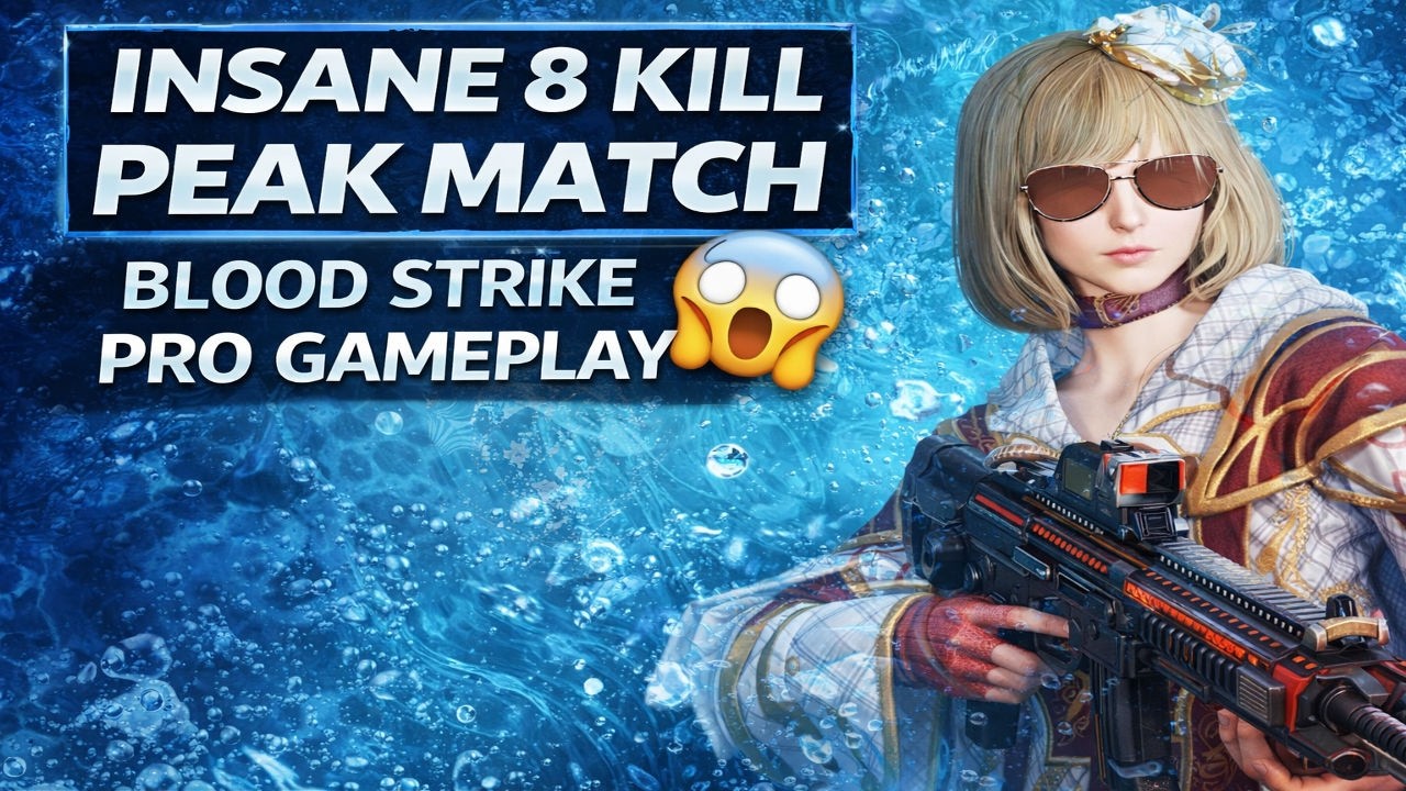 INSANE 8 KILL PEAK MATCH 😱 Blood Strike Pro Gameplay | High Kill Action