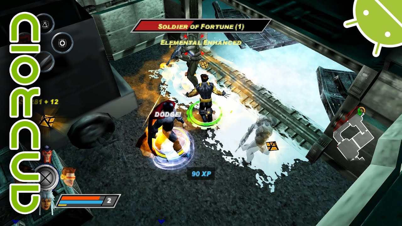 [60 FPS] X-Men Legends II: Rise of Apocalypse | NVIDIA SHIELD Android TV PPSSPP Emulator 1080p PSP