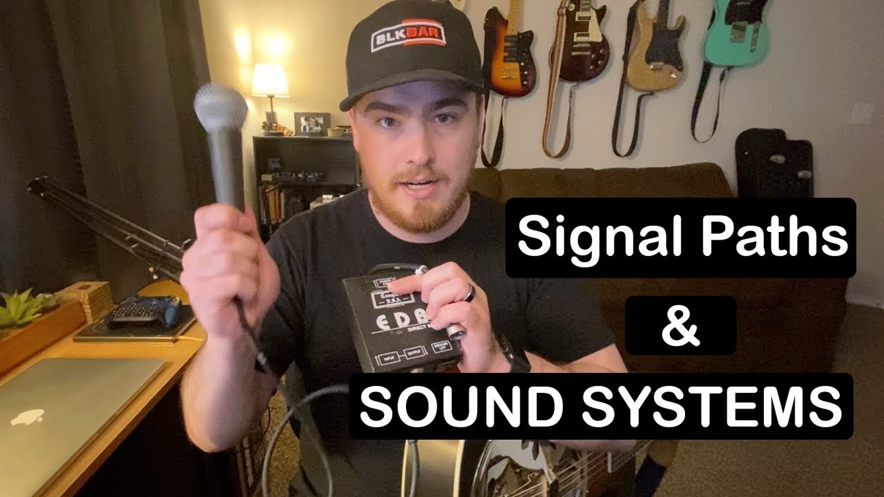 How to Plug Your Guitar into a Sound Board (Signal Paths and Sound System Basics)