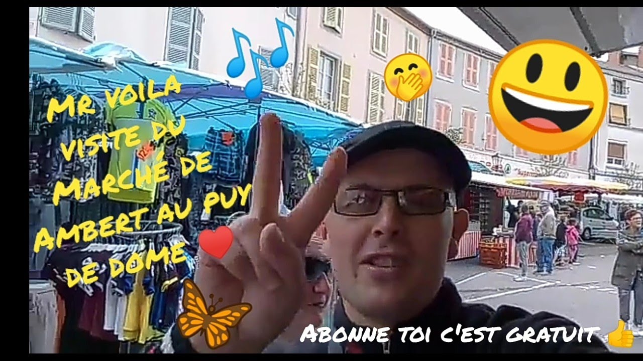 marché de Ambert en auvergne !
