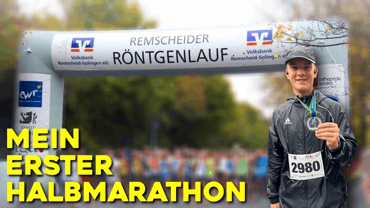 Ich LAUFE meinen ERSTEN HALBMARATHON🏃‍♂️‍➡️
