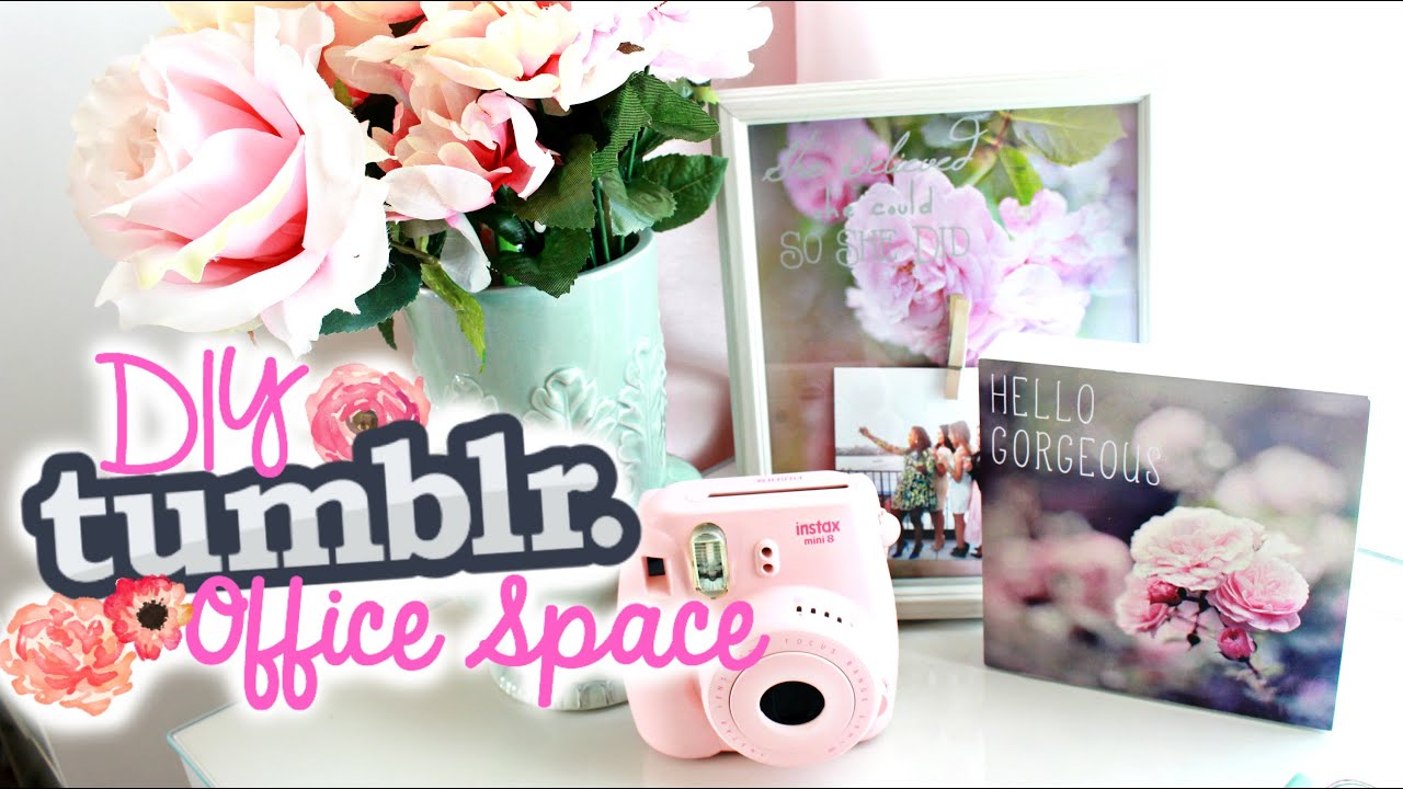 DIY Tumblr Office/Desk Space Decor | Belinda Selene