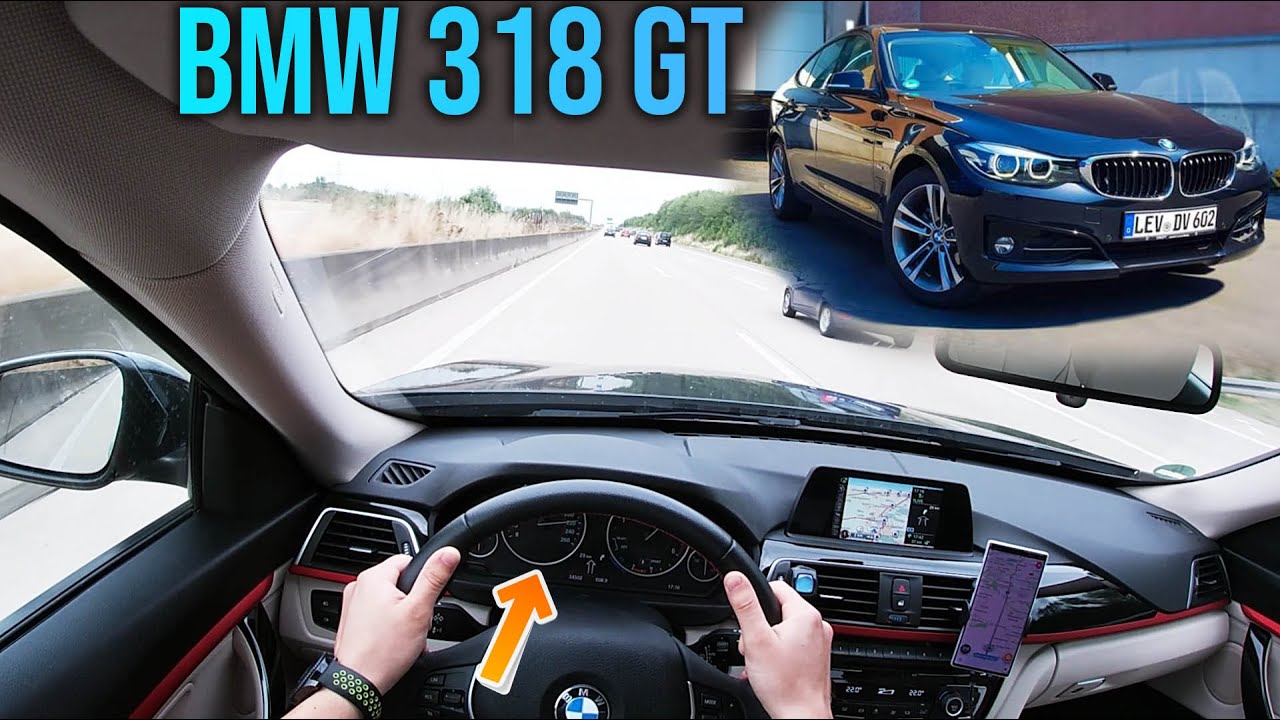 BMW 318D GT on the Autobahn, Chilling at 220 Km/h