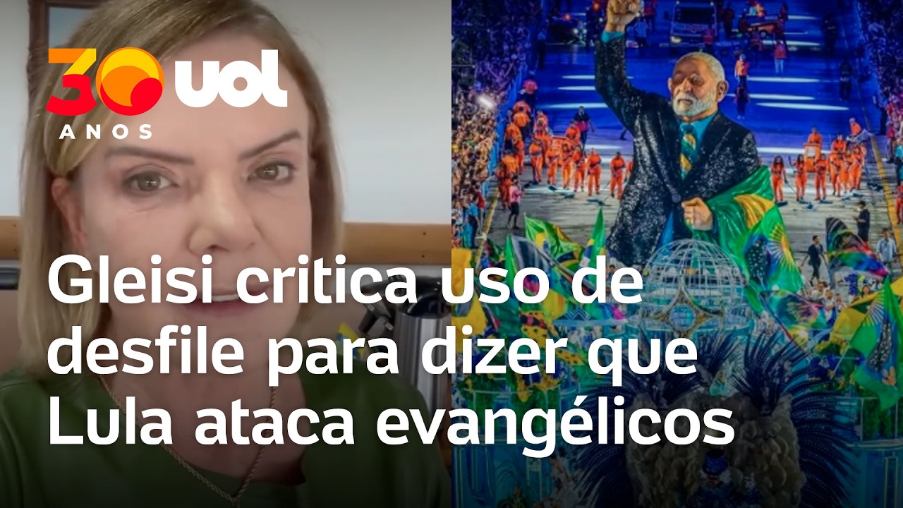 Gleisi rebate acusações de que Lula ataca evangélicos por conta de desfile: 'Oportunismo'