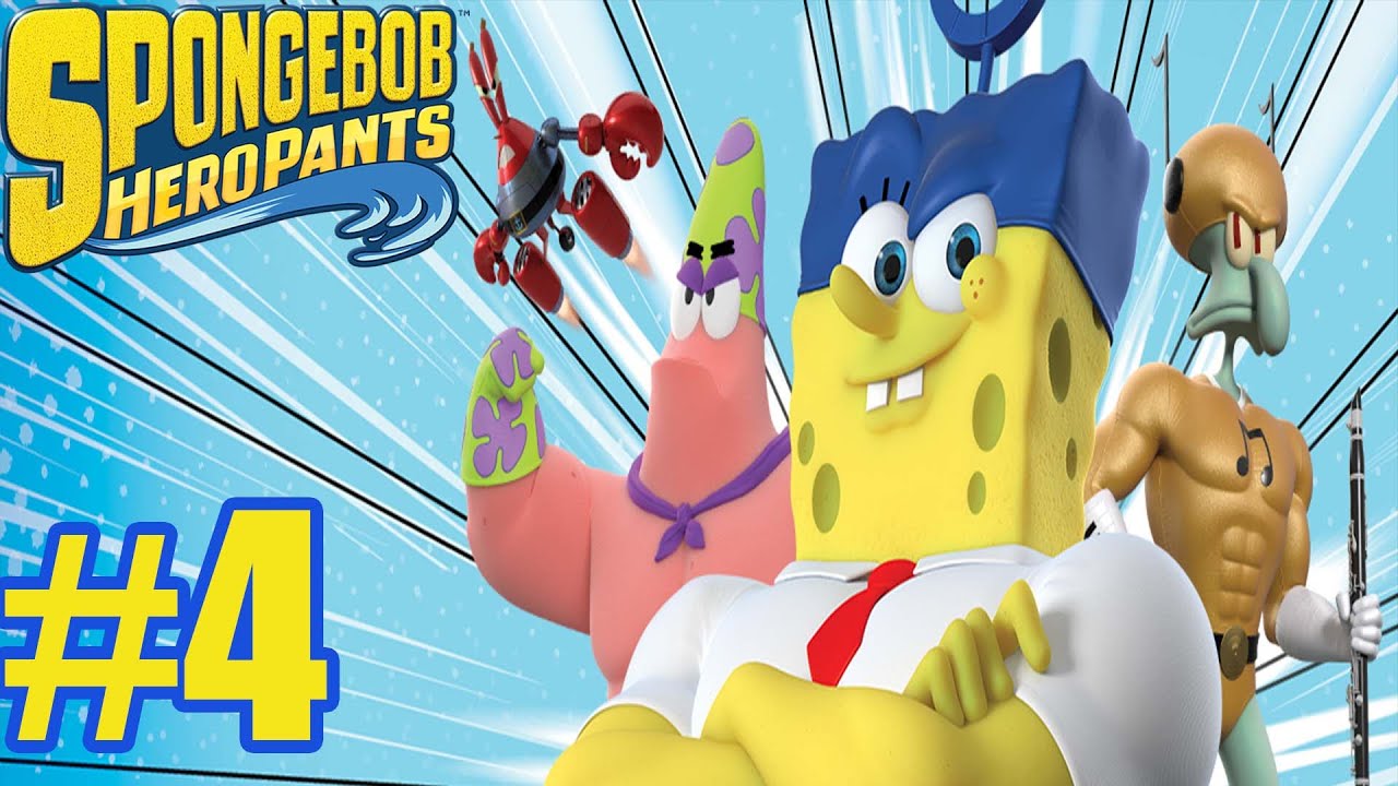 Spongebob HeroPants ( Video Game ) Walkthrough Gameplay Part 4 [ HD ]