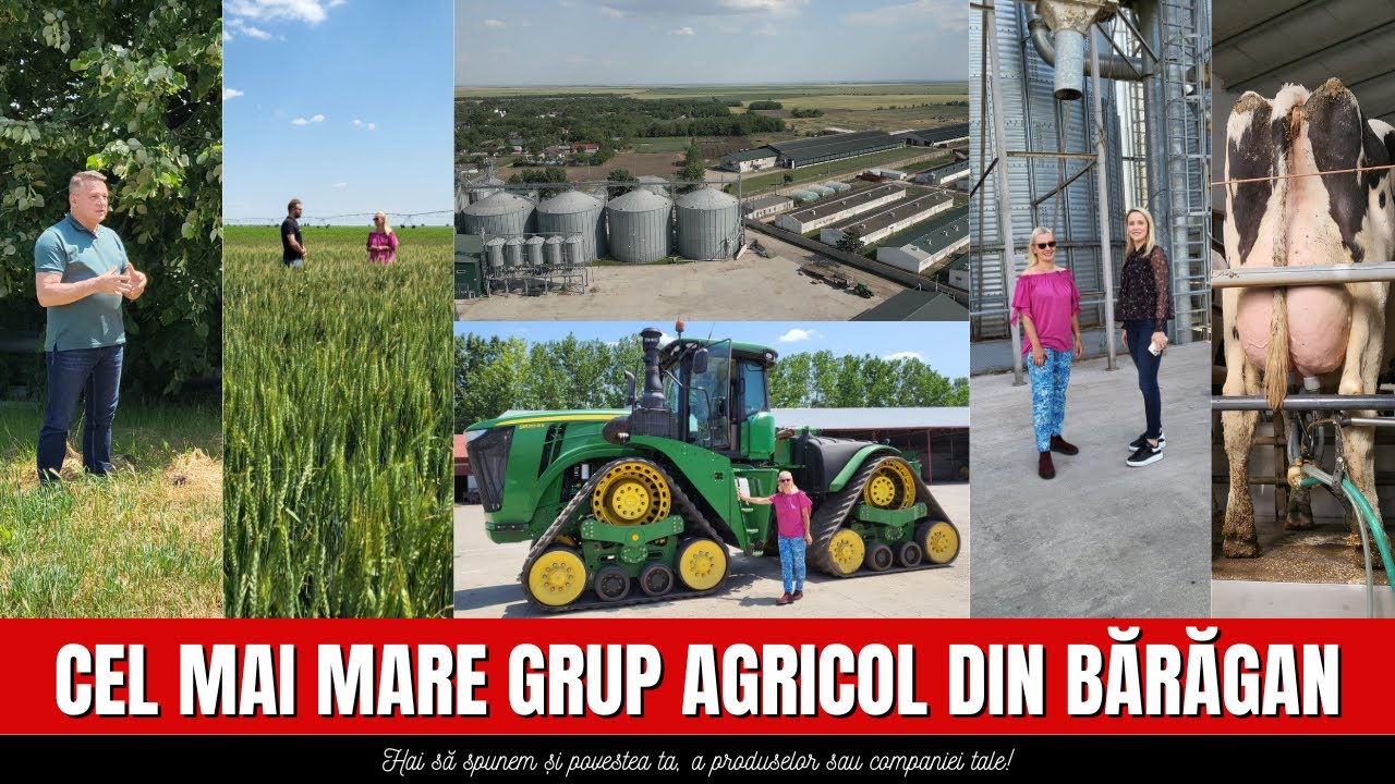 Cel mai mare grup agricol din Bărăgan / România Văzută Din Tractor