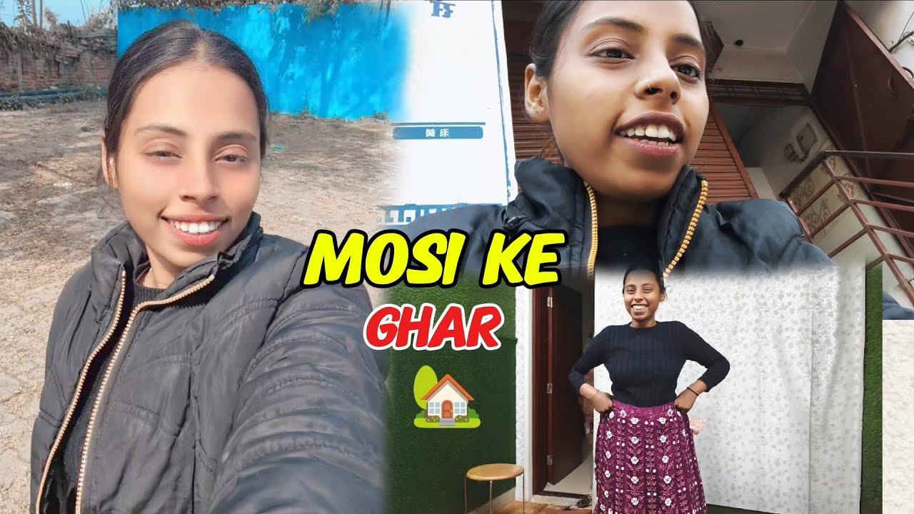 Aj gai mosi ke ghar gumne....🏡 | Try kiye lehenge...| #theriyaguptavlogs31   