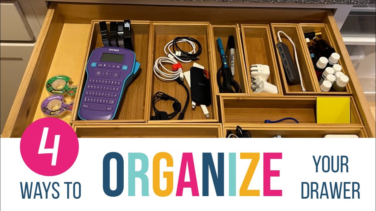 4 Ways to Organize Your Drawer  | Drawer Organization